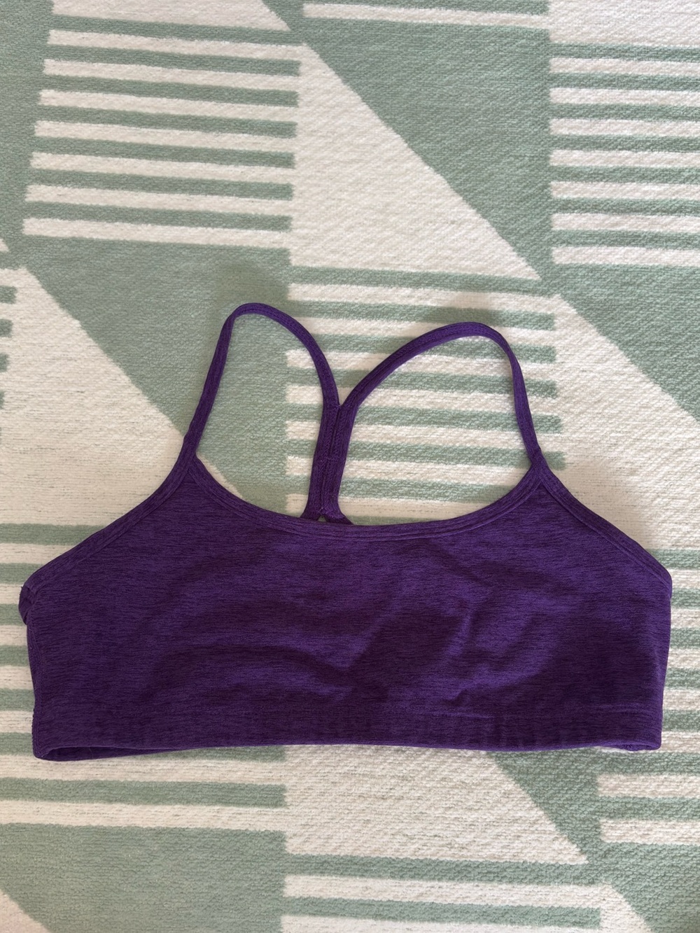 Beyond Yoga Purple Racerback Seamless Bralette